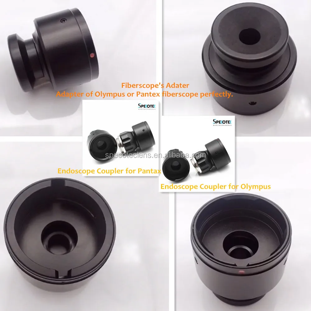 オリンパスおよびペンタックスのファイバースコープ用に設計されたファイバースコープアダプター（光学内視鏡カメラなし）