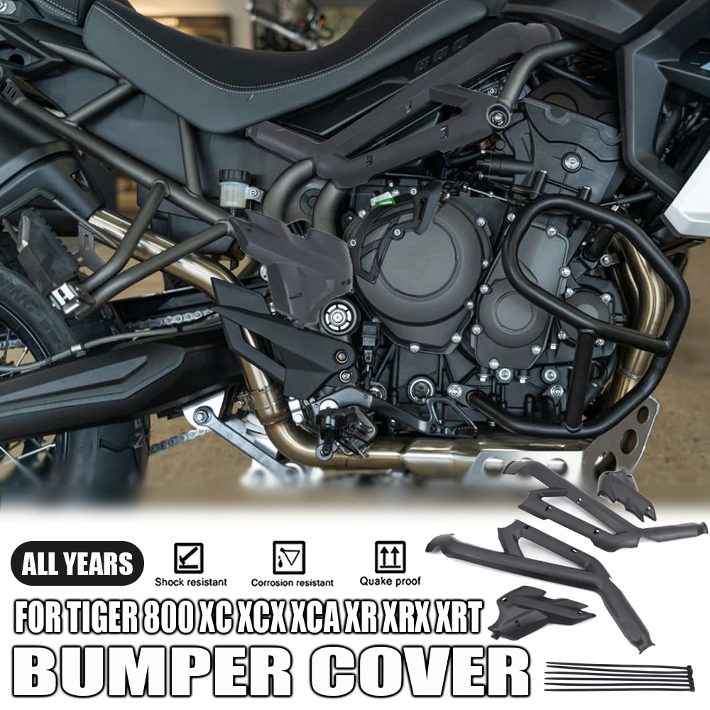 

Tiger 800 New Motorcycle Accessories Bumper Frame Cover Side Protection Guard For Tiger 800 XC XCX XCA XR XRX XRT