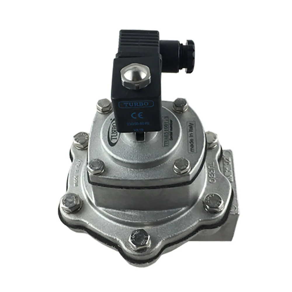 Italian TURBO electromagnetic pulse valve right angle 1-inch FP25 imported with original packaging
