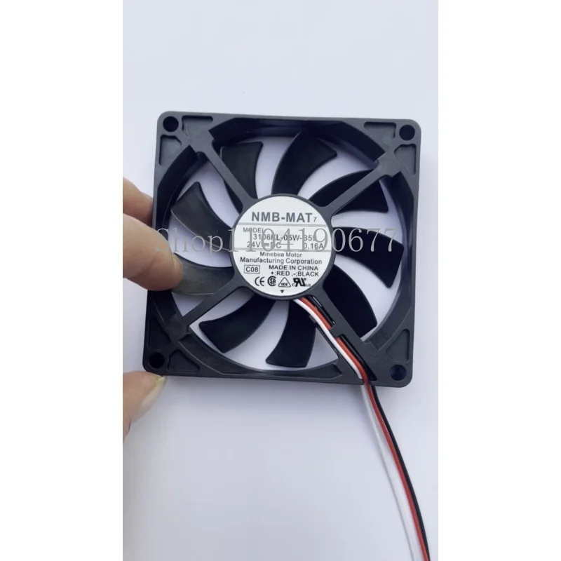 New for NMB 3106KL-05W-B59 8015 8CM 24V 0.16A Three-wire Inverter Cooling Fan