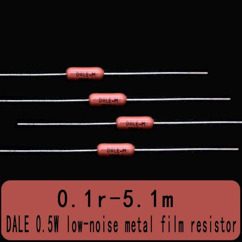 

20pcs Original VISHAY DALE 0.5W military standard low noise metal film copper foot resistance 4mm * 9mm long Precision: 1% -5%