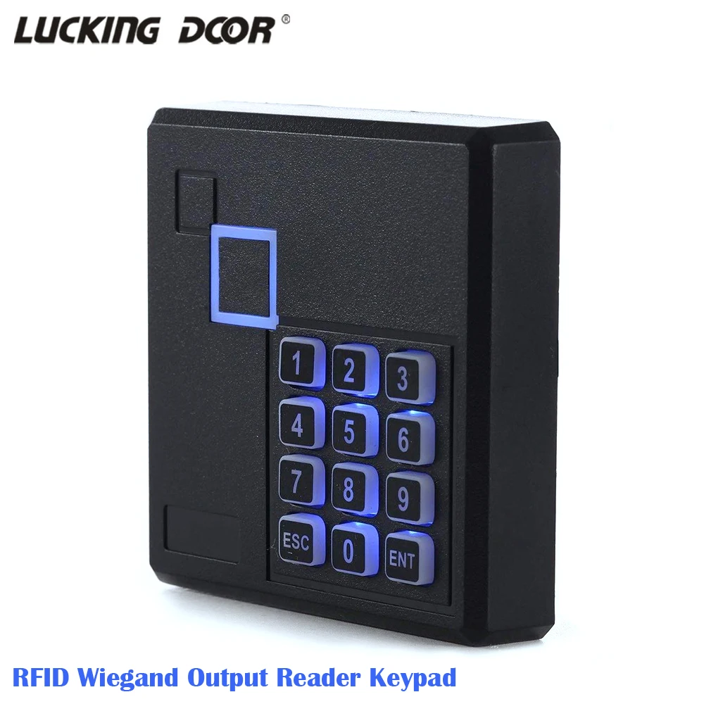 

IP67 Waterproof Proximity Rfid ID IC Card Door Access Control Keypad Reader 125KHz 13.56Mhz Wiegand 26/34 Output Card Reader