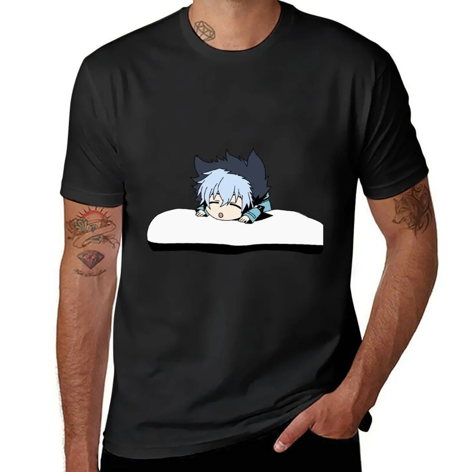 Servamp - Kuro, Sloth, Sleepy Ash T-Shirt blacks street wear Personalized t-shirt mens plain t shirts