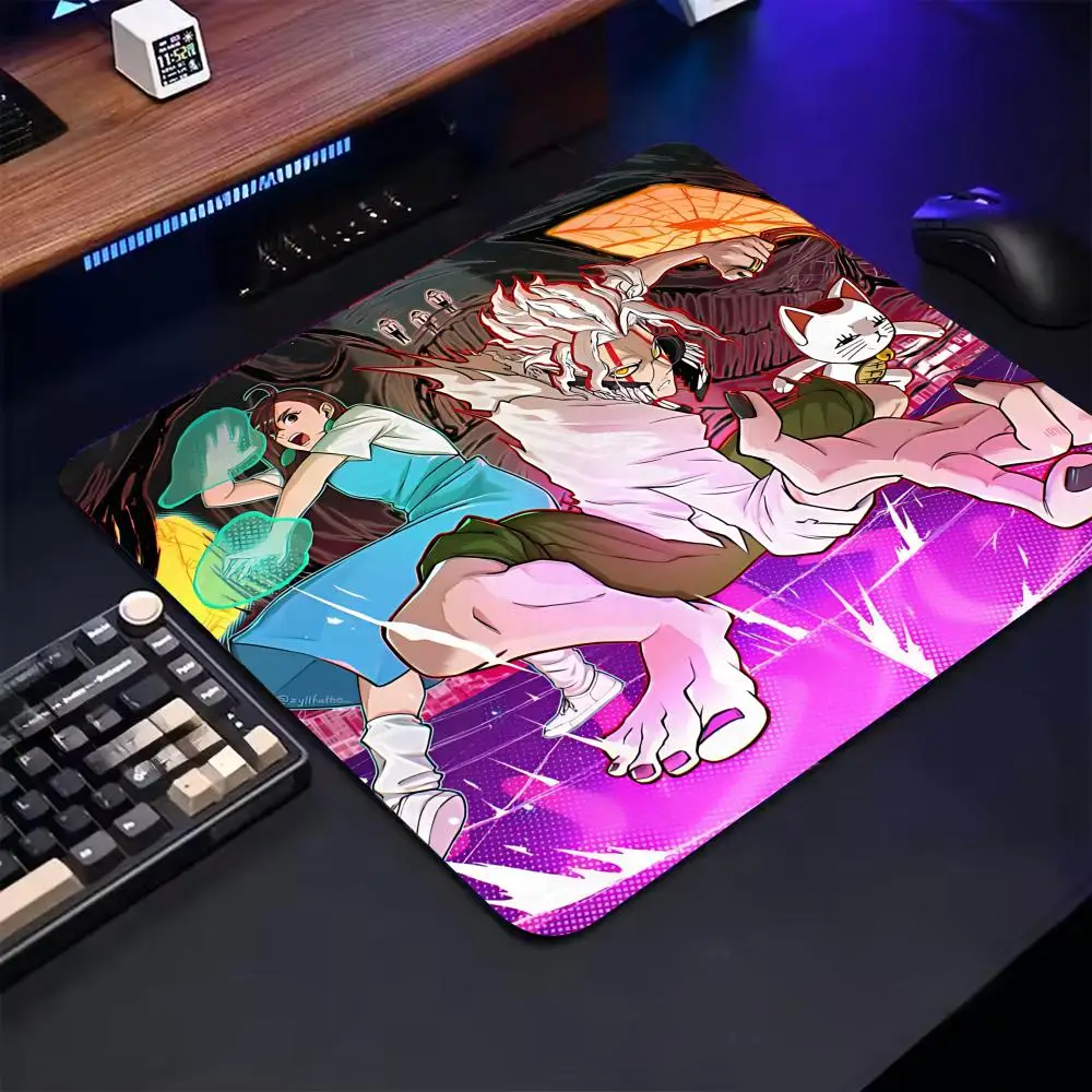 17D-DandadanS Anime Mouse Pad Cartoon rubber Small mouse pad desktop computer office keyboard e-sports ROGs game