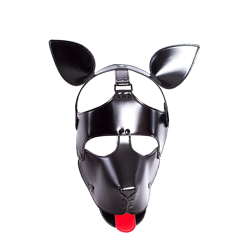 Halloween Cosplay Costume Mask Unisex Adult Carnival Party Dog ​​Head Pet Dog Mask Training Mask Masquerade Headdress