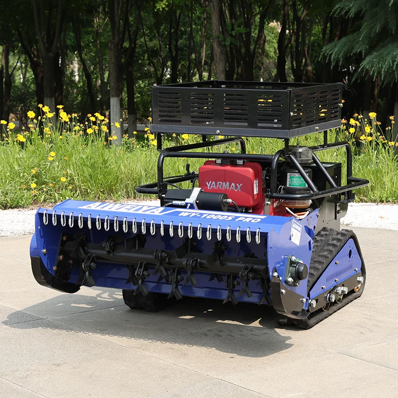 Customized Remote Control Lawn Mower Mowing for riverbank slope protection, no close operation on dangerous slopes.
