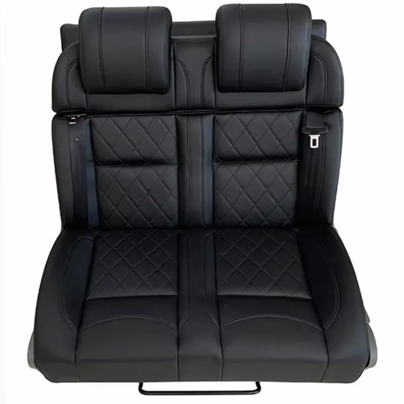 Customized  Waterproof Multi-Functional Rock Roll Flipped Adjustable Double-Person RV Seat Bed Three-Point Safety Belt