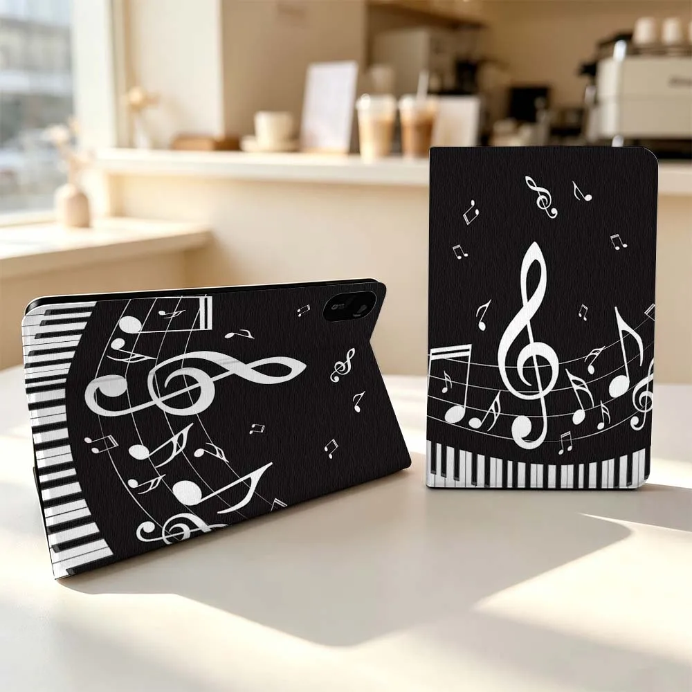 Music Note Piano For Xiaomi Poco Redmi Pad 8 2 4 5 6 6S 7 7S SE Pro Max 14 11 8.7 11.2 12.5 Inch Tablet Case Fashion