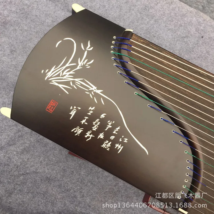 Hot-selling imitation mahogany lettering professional guzheng, teaching guzheng citara instrumento musical guqin