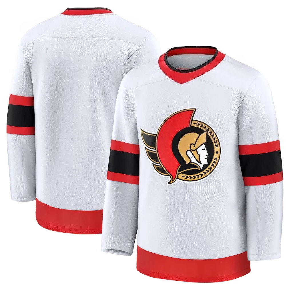Hockey Jersey - White/Red/Black Premium Long-Sleeve Must-Have for Fans & Collectors 3d HD Prints