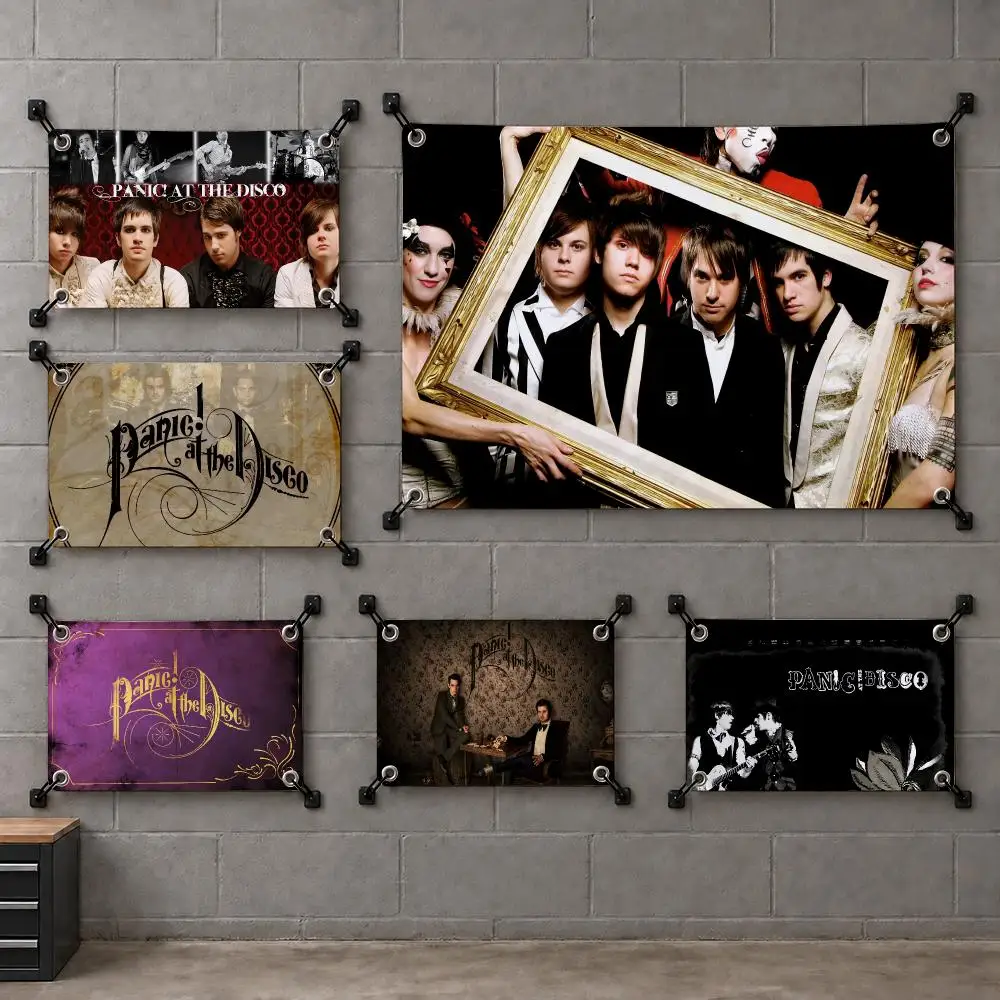 P-PANIC AT THE DISCO Flags Bedroom House Living Room Dorm Outdoor Party Wall Hanging Background Banner Decor