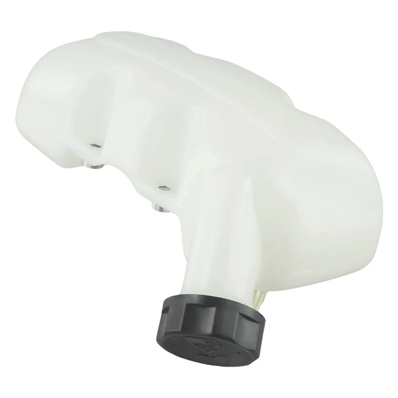 A03F Brush Cutter Parts Oil Tank G45 Fuel Tank for Lawn Mower Oiler Replacement, White & Black Plastic