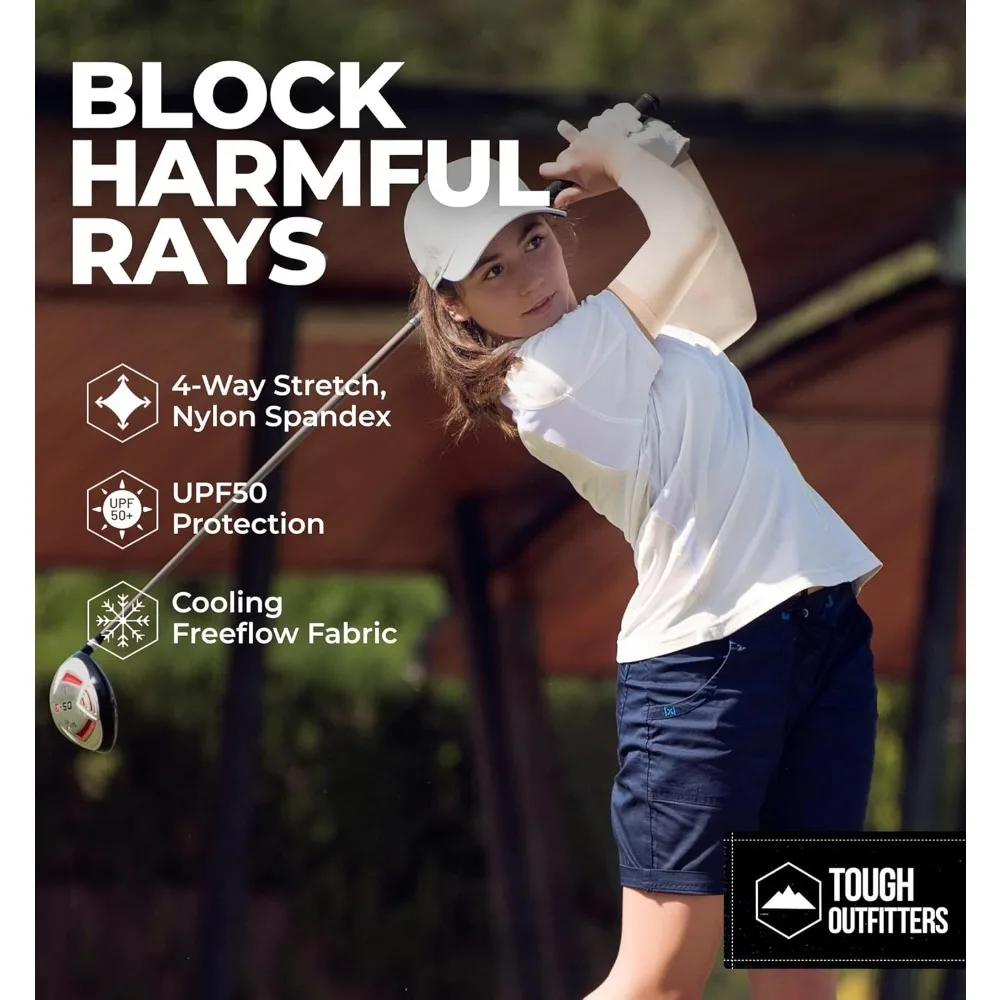 Stoere zonbeschermingsmouwen voor buiten - UV-armmouwen voor heren en dames - Golf Cooling Arm Sleeves - Baseball Sun Sleeves