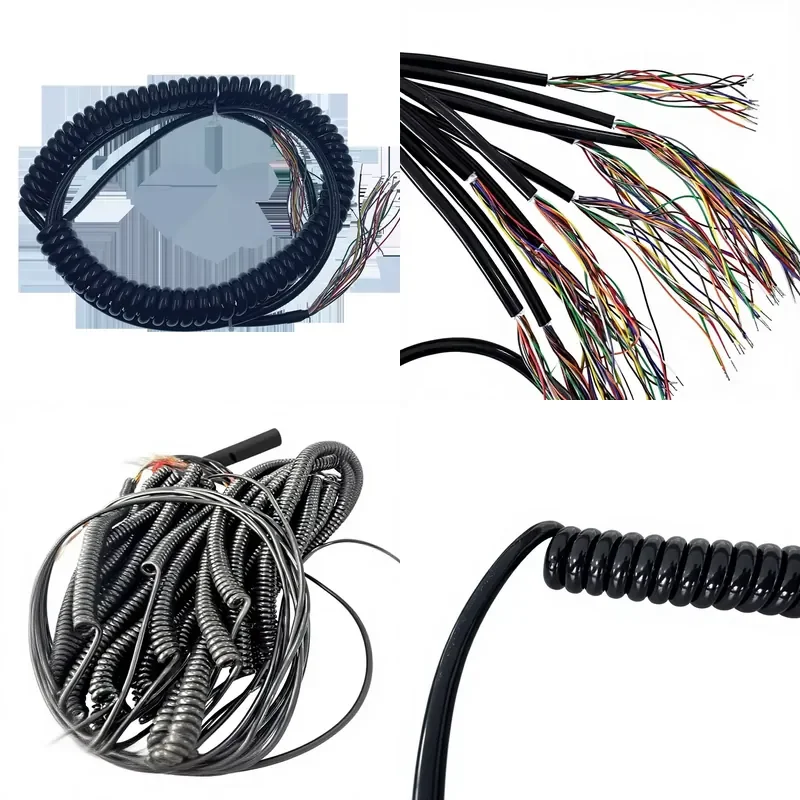 MPG spiral cable manual pulse generator cable 17 core 21 core rotary encoder cable