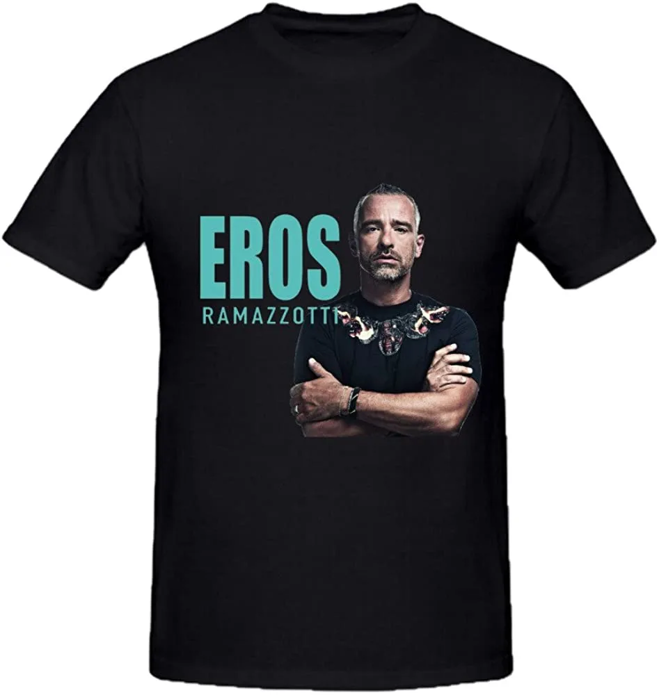 Eros Ramazzotti T Shirt Cotton Black Size S to 5XL BE747