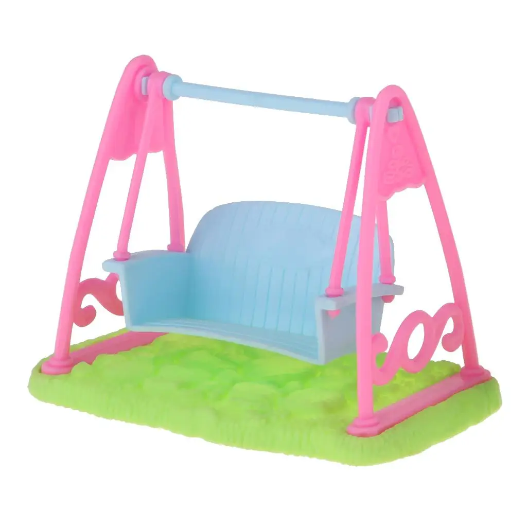 

1/12 Dollhouse Miniature Furniture Garden Swing Life Scenes Decoration