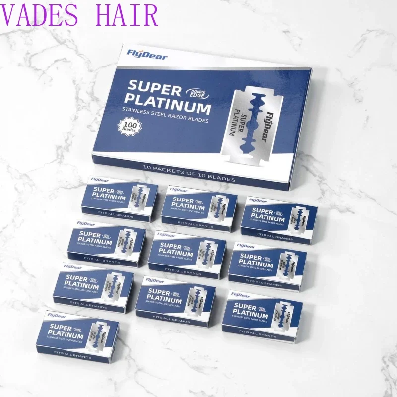 10/20/30 Lama per rasoio di sicurezza a doppio bordo Lame in acciaio inossidabile utilizzate per coltello pieghevole con rasatura e depilazione