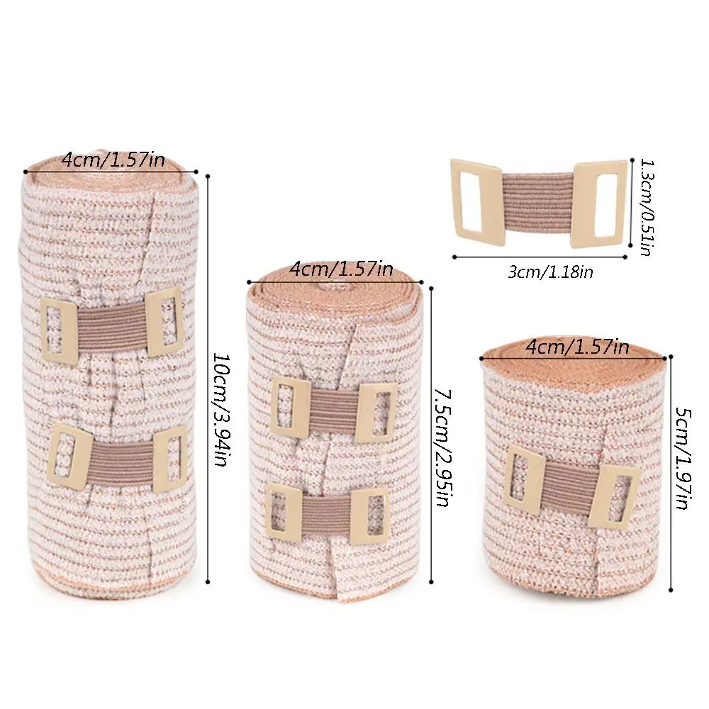 クリップクロージャー付きの弾性腱包帯、高弾性、通気性のあるラップ、快適、品質