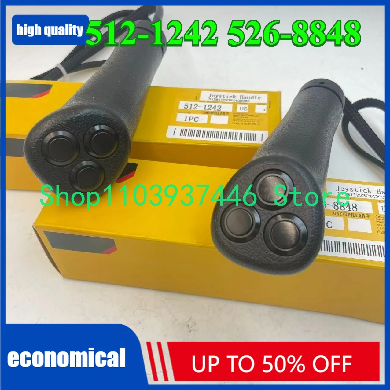 

Joystick Handle Glue 512-1242 526-8848 Horn Button Switch Control Device for E320GC 323 330 336 345GC Excavator Parts