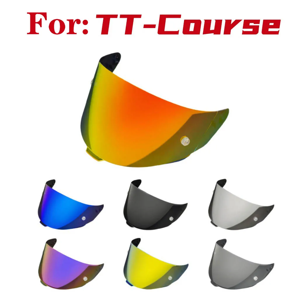 

For KYT TT COURSE Motorcycle Helmet Visor Lens Full Face Helmet Casco Moto Accessories Windshield Anti-UV KYT Capacete
