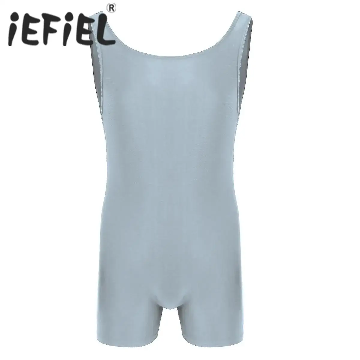 

Mens Ballet Dance Biketard Unitard Costume Sleeveless Stretchy One Piece Sport Gym Bodysuit Gymnastics Leotard Dancewear