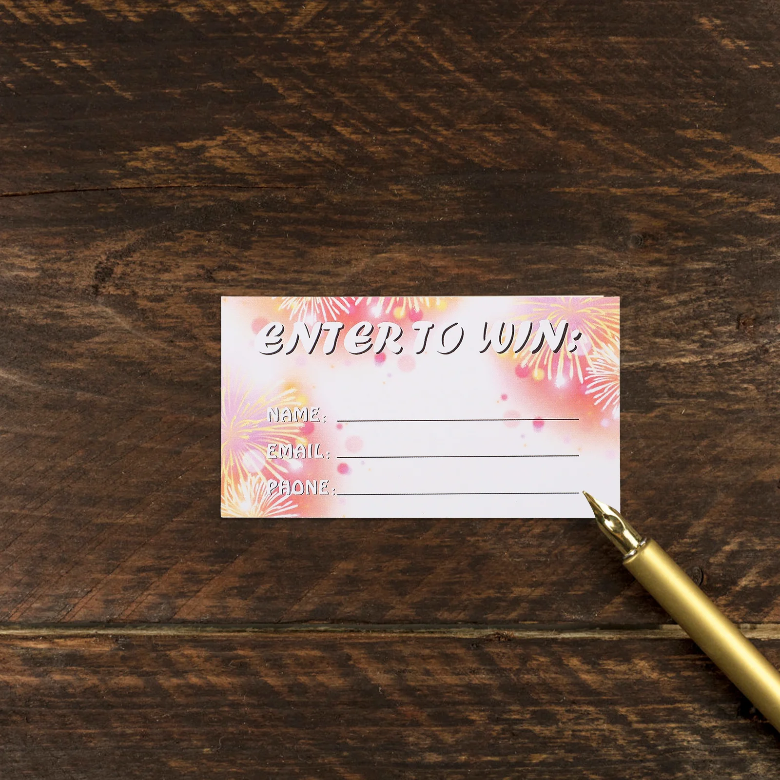 100 Sheets Raffle Cards Multi-Use Blank Ballot Accessory Event Voting Tickets Cards Raffle Ticket Sheets Ballot Accessory