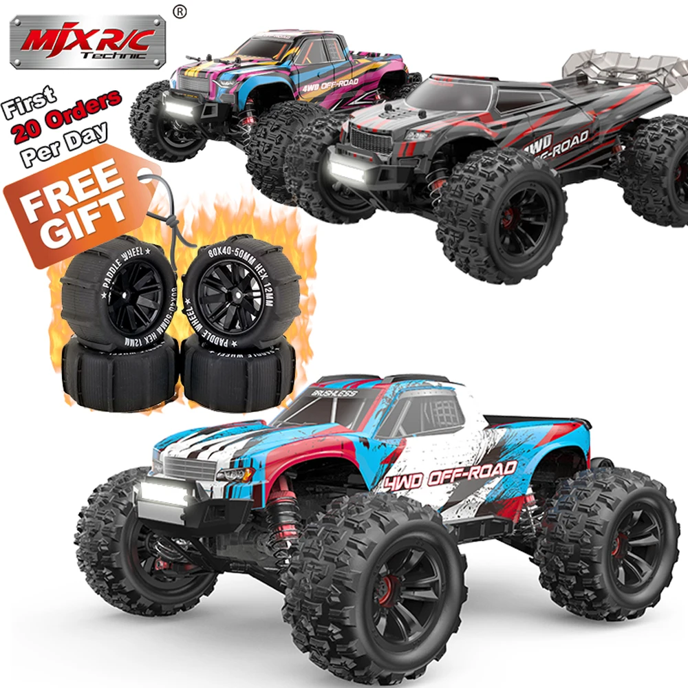 MJX Hyper Go 16208 16210 Remote Control 2.4G 1/16 Brushless RC Hobby Car Vehicle 68KMH High-Speed Off-Road Truck