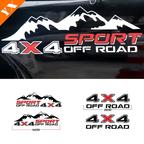 자동차 사이드 도어 스티커 4x4 오프로드 몰딩 트림 장식, 닛산 프론티어 어택 액세서리 2021-2023