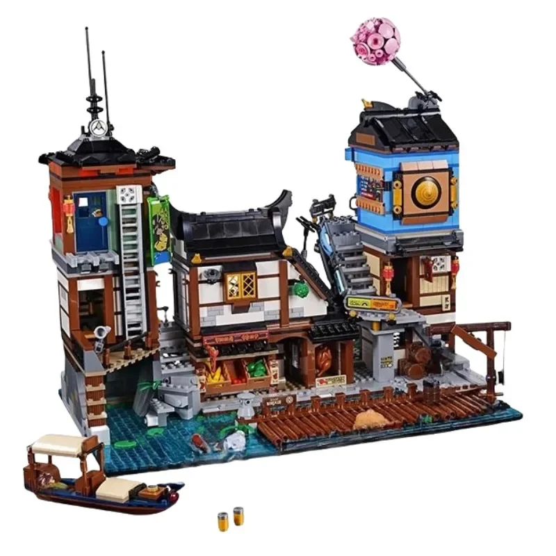 

3553 Pcs Dock Building Block Model Pendulum Children DIY Educational Toys Boys Holiday Gift Hobby Collection 70657 06083