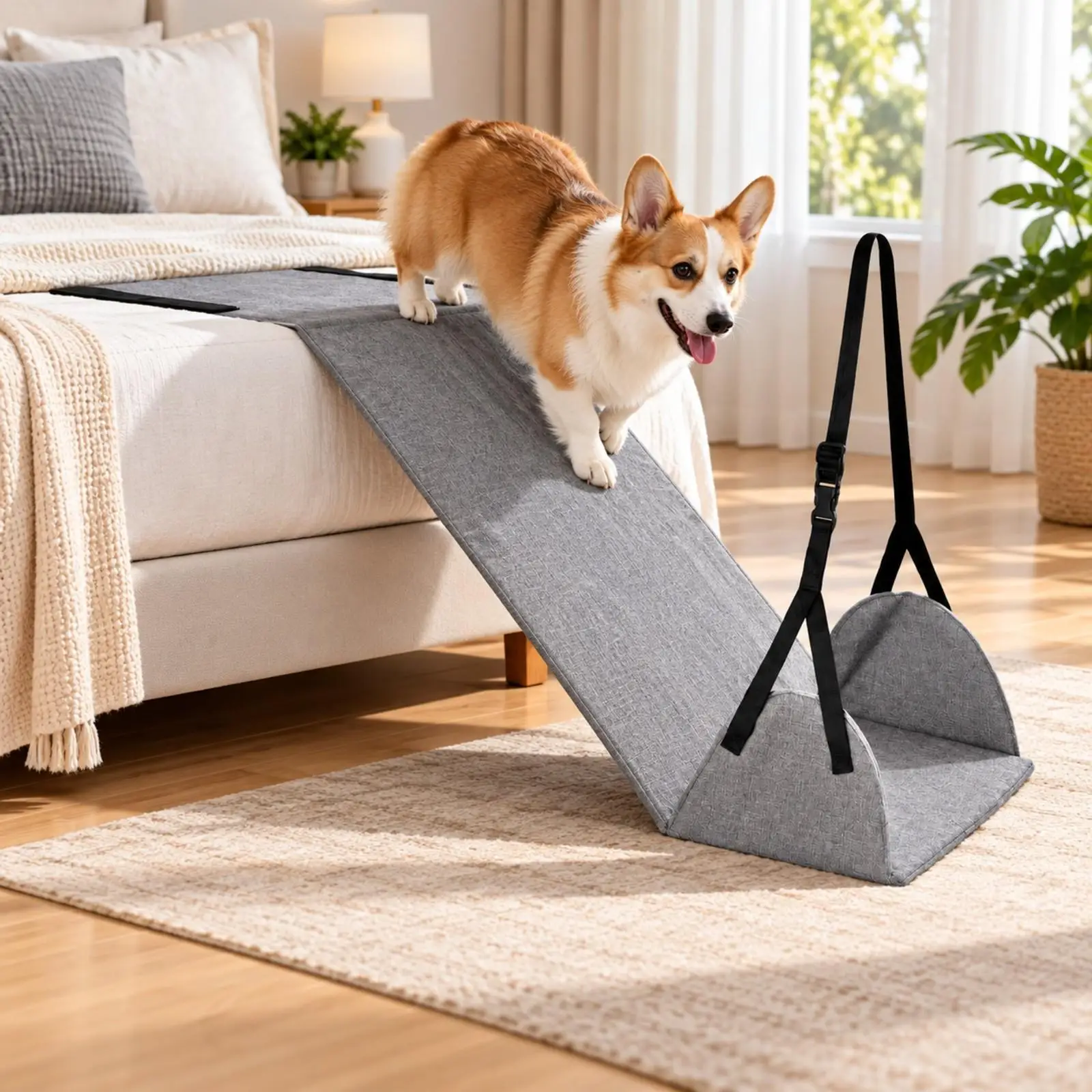 Travel Foot Sling Lightweight Portable Foot Sling with Adjustable Straps Compact Carry-on Compatible for Train Rides