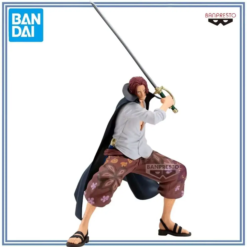 100% originale in magazzino Bandai Spirits Banpresto Grandista One Piece Akagami No Shanks Anime Figure Modello Decorazione Giocattolo Regalo