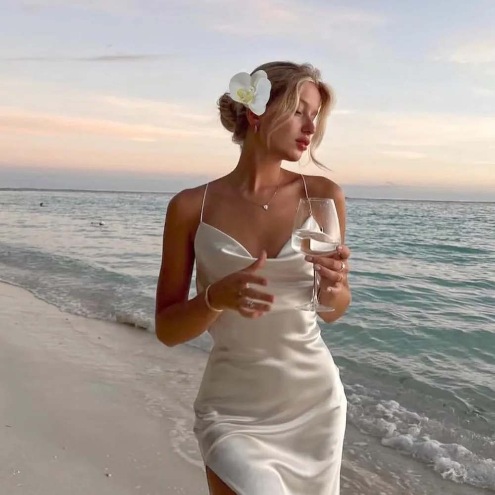 Jepit Rambut Bunga 6 Buah - Jepit Rambut Anggrek Tropis Hawaii Jepit Rambut Bohemian dengan Bunga Sutra Buatan untuk Wanita Pantai