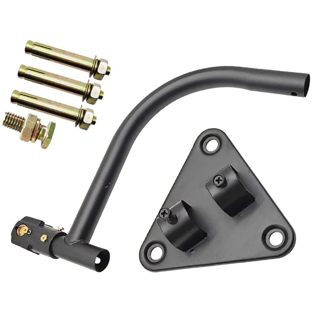 Wall Mounted Cast Iron Fan Bracket for 500/650/750 Series Industrial Fans Triangular Plate Bent Rod Adjustable Mount