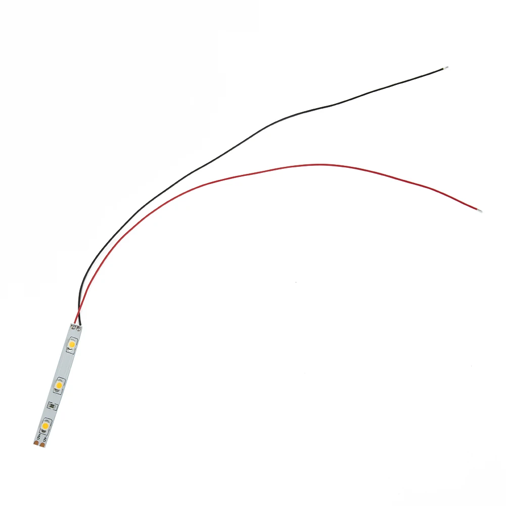 Flexible 15X LED Strip Light Kit for SMD 3528 Compatible with 12V 18V Power Supply Perfect for Miniature Displays