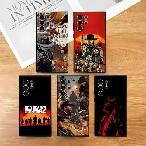 Red Dead R-Redemption RDR 2 Phone Case for Samsung S series s21 s22 s23 s24 s25 FE Plus Ultra TPU Soft to Skin-friendly case