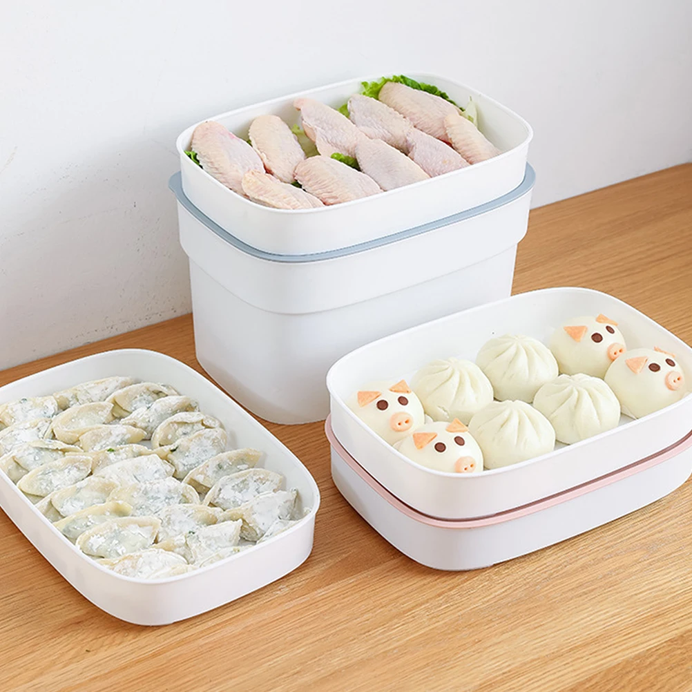 

4 Pcs Food Containers Portable Leakproof Crisper Box Large Capacity Students Fruit Snack PP Material Microwave Lunch Boxes Food