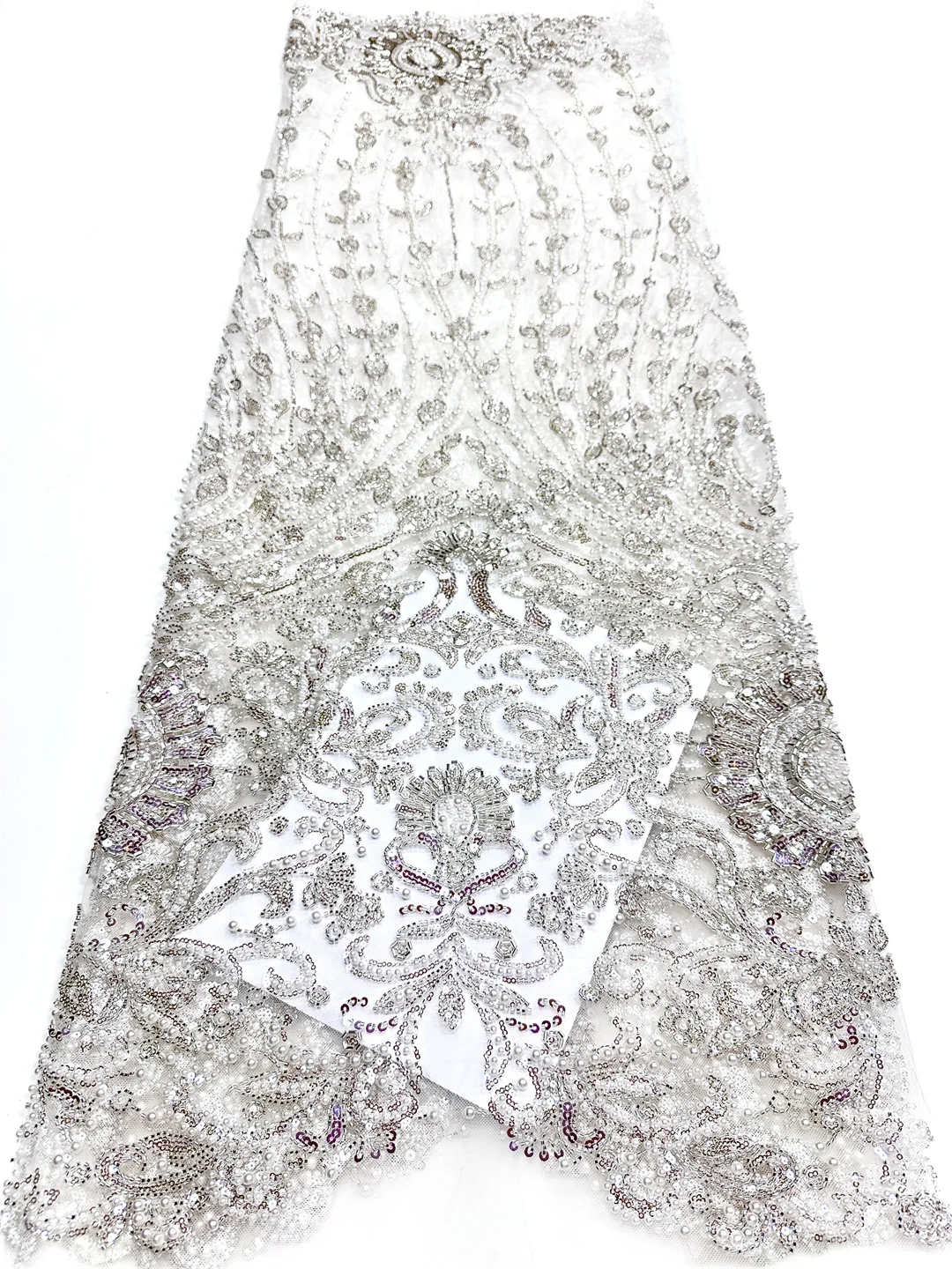 الأفريقي النيجيري 2025 أحدث جودة عالية الفرنسية مطرز التطريز الترتر تول الخياطة أقمشة الدانتيل فساتين الحفلات الترتر 5 ياردة