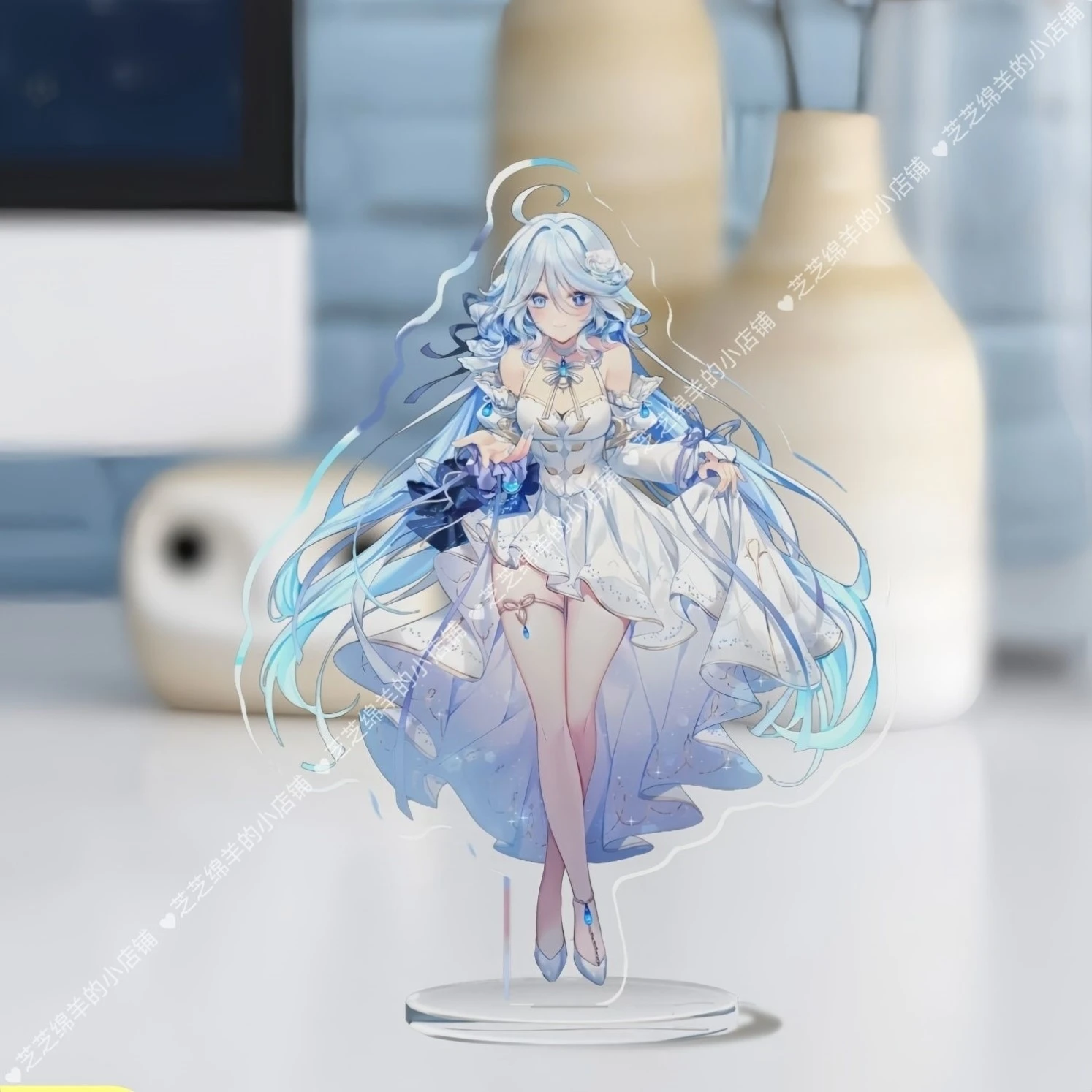 

Anime Genshin Impact Furina Cosplay Double-faced High Transmittance Acrylic Decoration Standing Sign Cute Ambitus