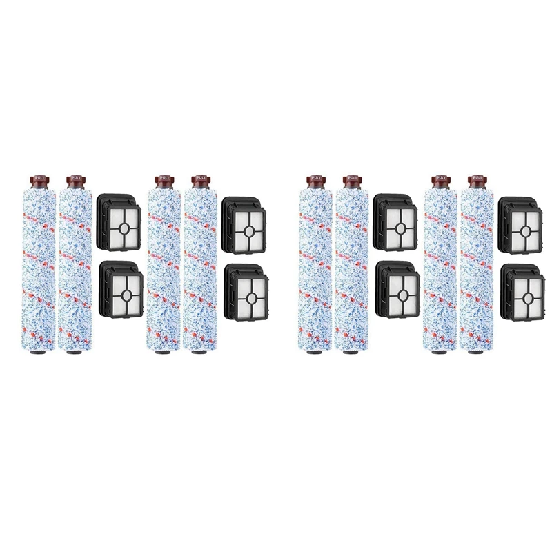 

2Set Filter Roller Brush For Bissell Crosswave 1713 Pet Pro 2224E Cordless 2582E Series Cleaner Parts 1866 1868 1934Global Stock