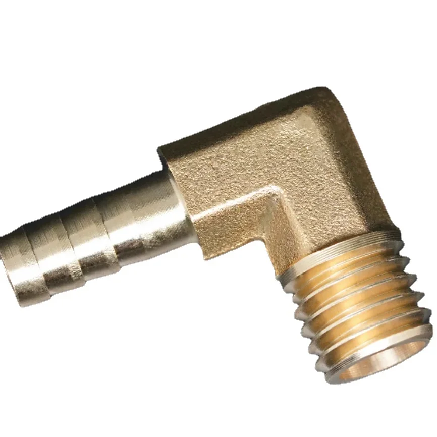6mm 8mm 10mm 12mm Hose Barb X M8 M10 M12 M14 M16 Metric Male Thread Brass Elbow Pipe Fitting Adapter Coupler Connector