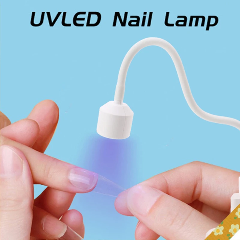 6W USB Led Buigbare Mini UV Lamp USB Gel Polish Curing Light Desk Lamp Nageldroger Manicure Nail Equipment Art Tools