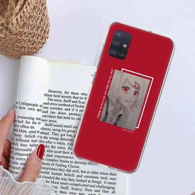 JUUZOU SUZUYA Tokyo Ghouls Phone Case Fundas For Samsung Galaxy A51 A50S A71 A70 A41 A40 A31 A30S A21S A20E A11 A10S A01 A6 A7