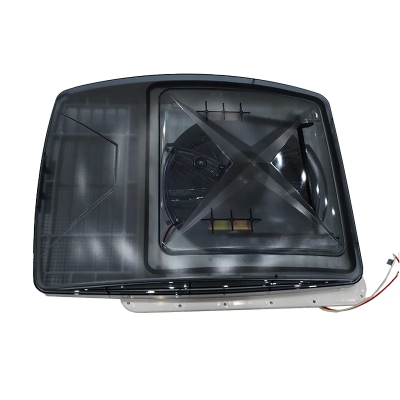 12V Manual RV Vent Fan with Louver & Insect Screen  for RV Camper 360*360mm Air Vent