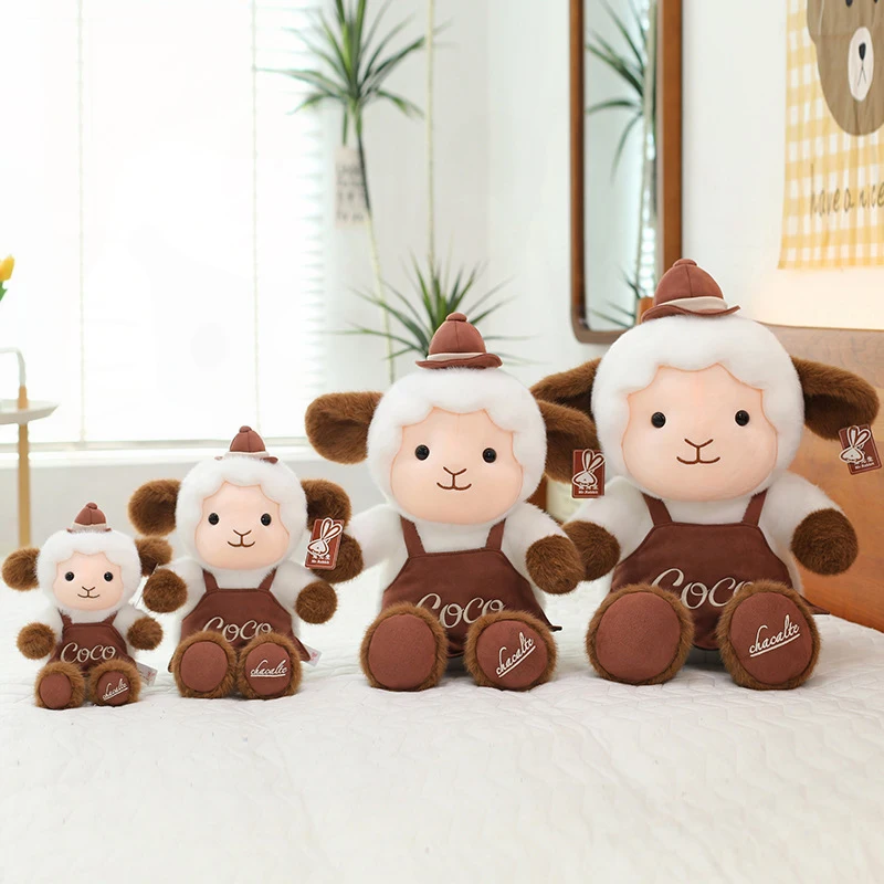 

Новая милая кукла-ягненок Maillard Healing System CoCo Apron, мягкая, очаровательная, для декора комнаты, подарок на день рождения для девочки