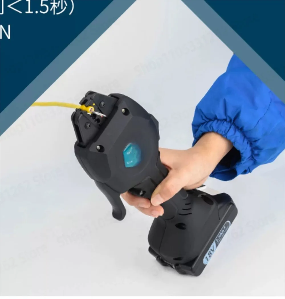 EW-50X Cordless Crimping Tool Solar Connector Insulated Non Insulated Terminal Crimper