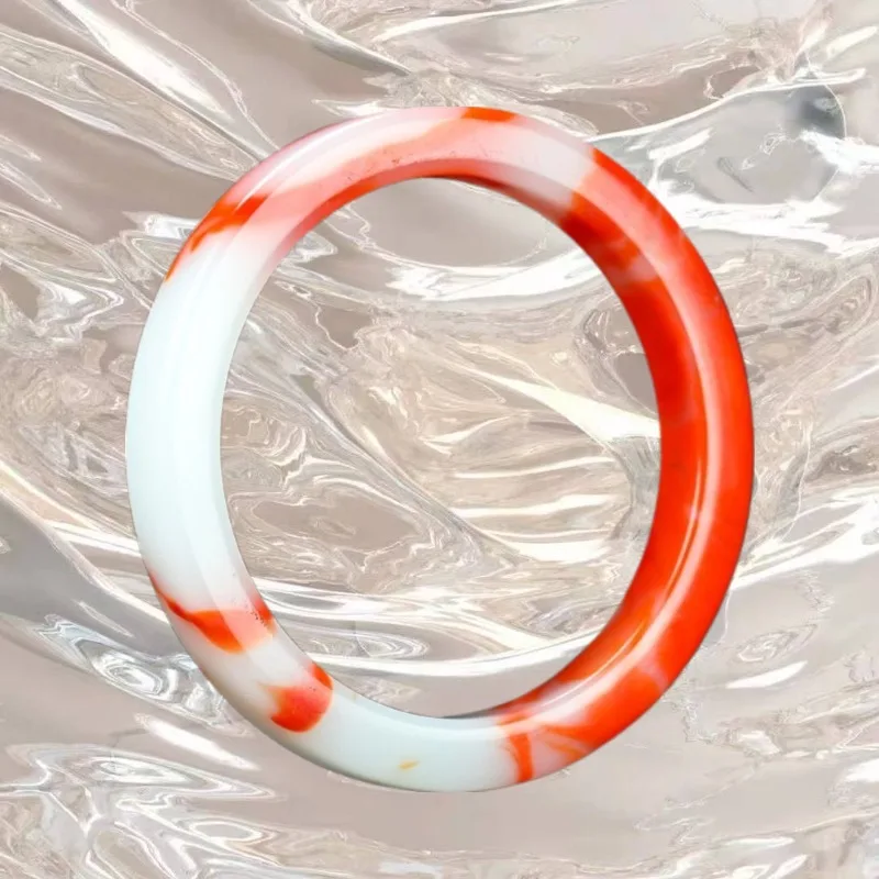 

New Natural Colored Jade Bracelet, Classic Retro Ethnic Style, Suitable for Daily Wear Accessories