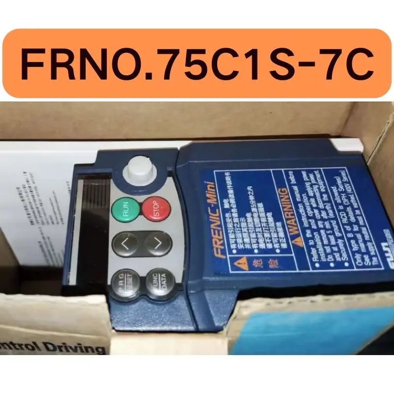 

Новый преобразователь частоты FRNO.75C1S-7C имеет гарантия один год.