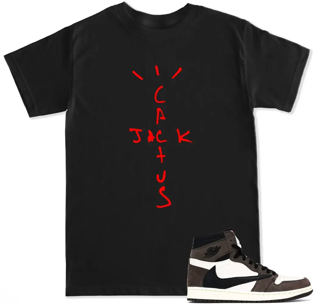 Cactus Jack Retro 1 T Shirt to match with Air Js 1 Retro 1 Travis shoes