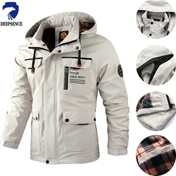 DEEPSENCE Frühling und Herbst Jacke Männer der Einzigen Schicht Wasserdicht Windjacke Outdoor Sport Bergsteigen Jacke Männer