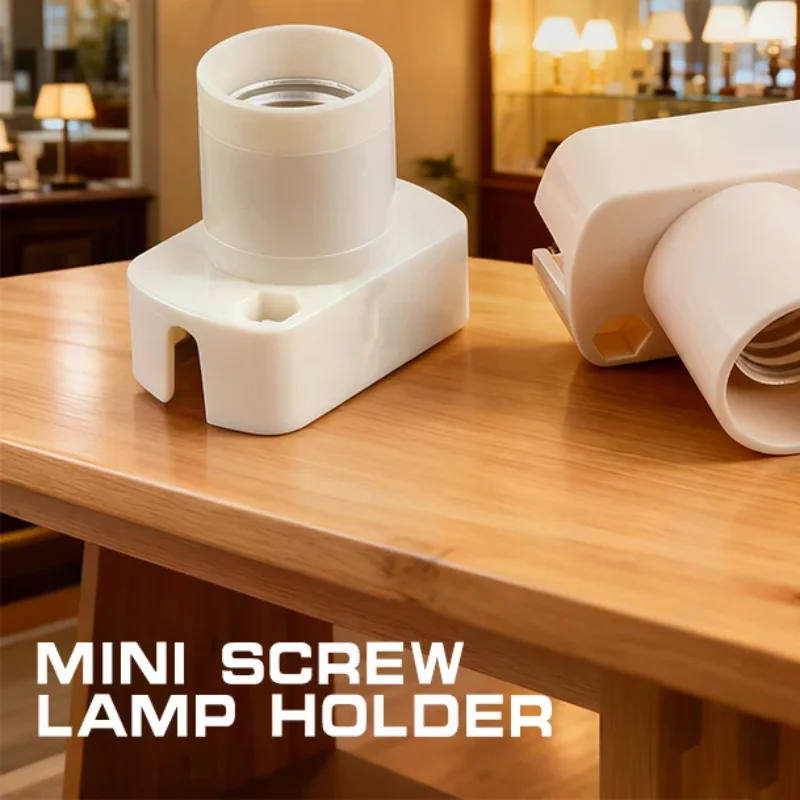 

Mini Screw Lamp Base E12 E14 E17 Lamp holder Light Bulb Socket Holder Adapter